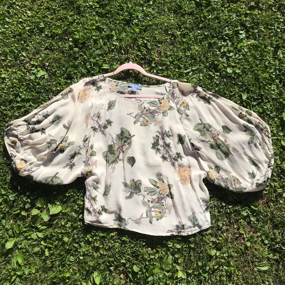 Women’s Flowy Floral Print Shirt